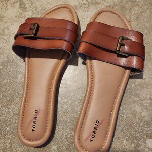 Torrid size 11 brown sandals